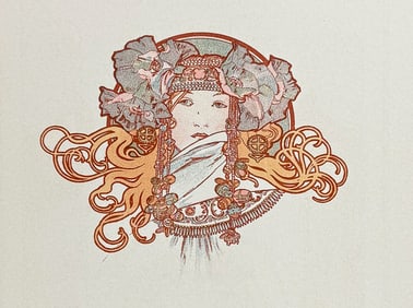 Mucha - Ornately Illustrated Page