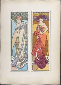 Mucha, Folio - Illustration of Women. 45
