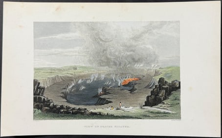 Wilkes - View of Crater Kilauka (Sandwich Islands, Hawaii)