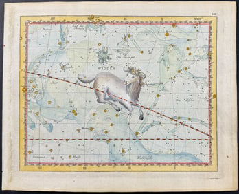 Bode - Constellation Chart: Aries (Ram). 13
