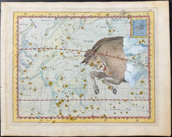 Bode - Constellation Chart: Taurus (Bull). 14