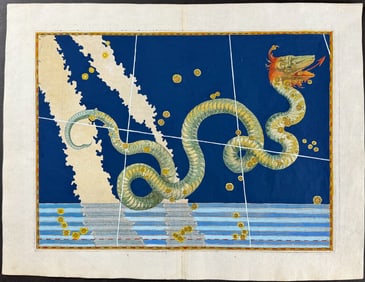 Bayer - Constellation Chart: Serpens, the Serpent