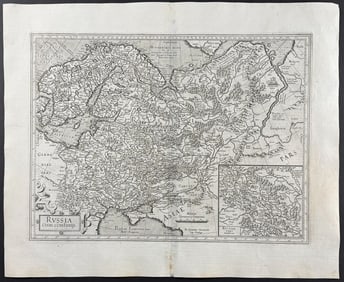 Mercator, pub. 1630 - Map of Russia