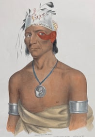 Lewis - Shing-Gaa-Ba-W'Osin or the Figure'd Stone, A Chippewa Chief