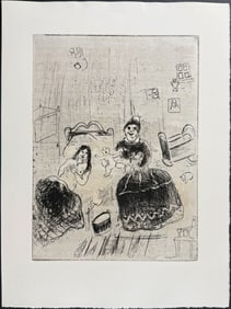 Chagall - Chichikov's Birth - La Naissance de Tchitchikov
