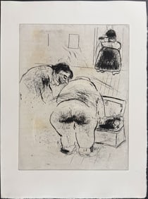 Chagall - Our Hero Was Insisting on Being Ready - Notre Heros Tenait a etre Pret