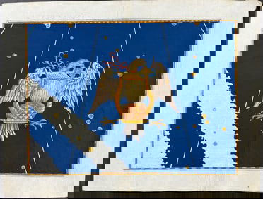 Bayer - Constellation Chart: Lyra, Eagle and Lyre