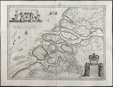 Blaeu - Map of Zeeland
