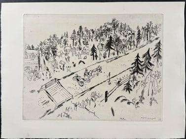 Chagall - On the Way - En Chemin