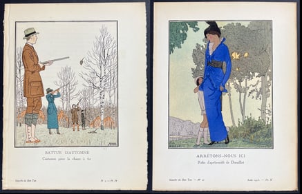 Gazette du Bon Ton - 10 Fashion Pochoirs