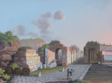 De Vito, Original Painting - Gate of Pompeii (Porta di Pompei)