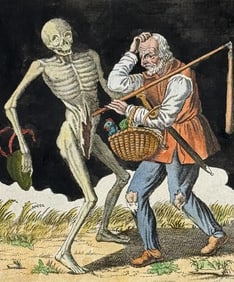 Merian - Dance of Death Engraving. 77