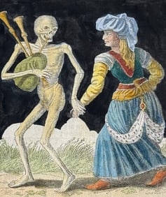 Merian - Dance of Death Engraving. 73