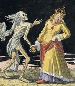 Merian - Dance of Death Engraving. 9