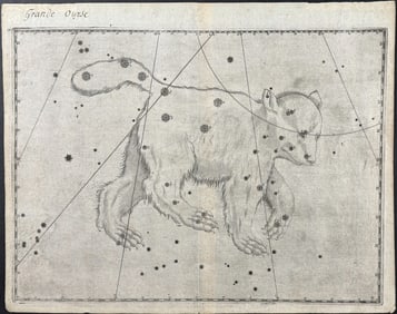 Bayer - Constellation Chart: Ursa Major (Bear)