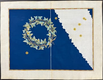 Bayer - Constellation Chart: Corona Australis, Wreath