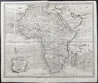 Harris  - A New & Correct Map of Africa