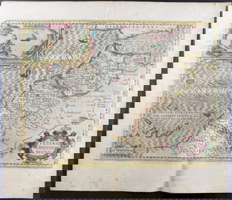 Mercator & Hondius, pub. 1634 - Map of Fes, Morocco