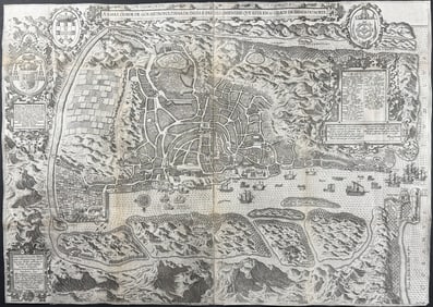 Linschoten - View of Goa, India