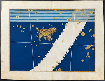 Bayer - Constellation Chart: Canis Minor, the Small Dog, Procyon