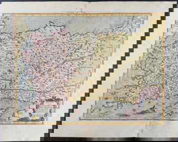 Halma's Ptolemy, pub. 1698 - Map of Turkey