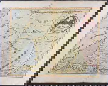 Halma's Ptolemy, pub. 1698 - Map of Russia