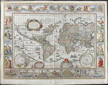 Blaeu - Map of the World [Nova Totius Terrarum Orbis Geographica ac Hydrographica Tabula]