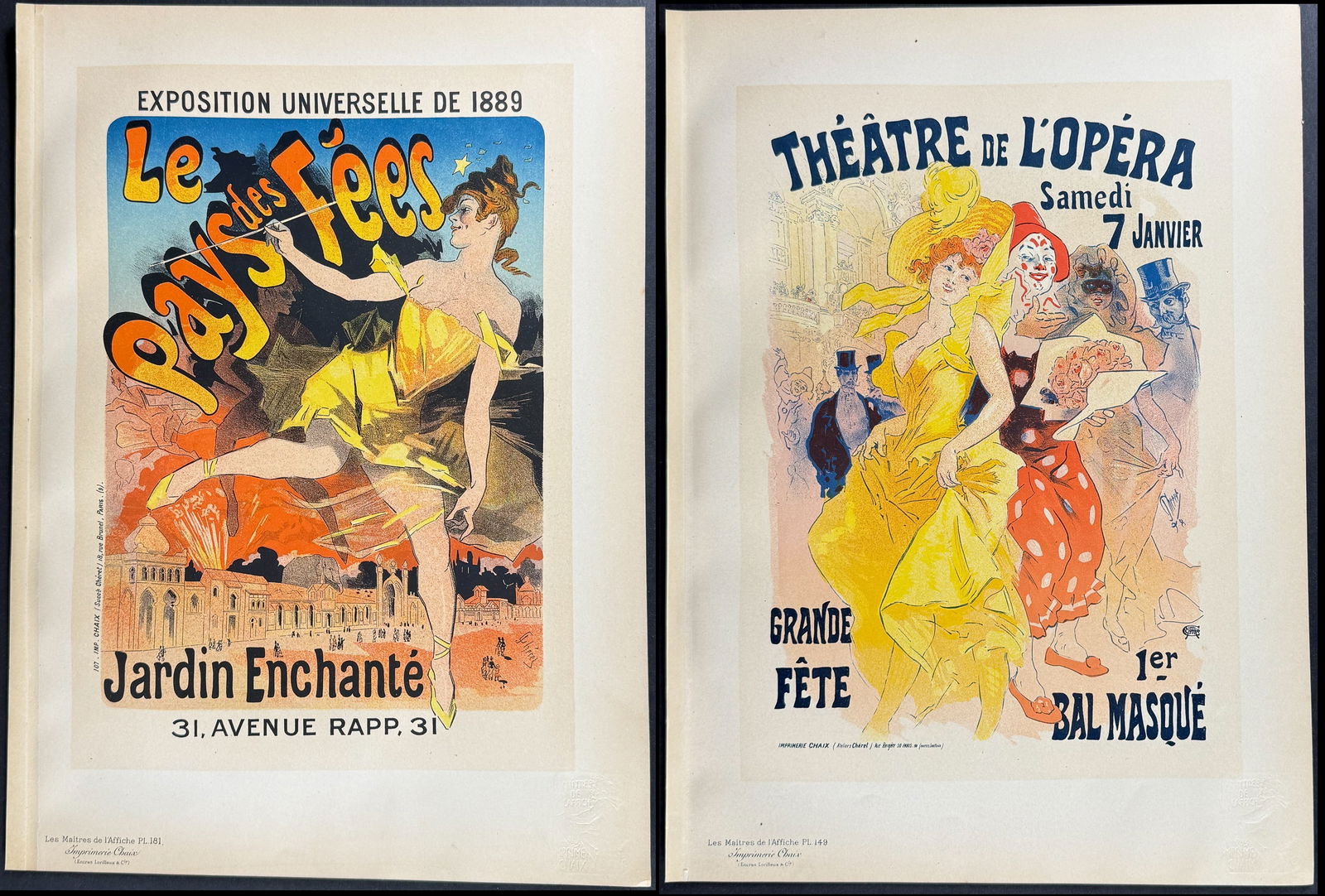 Maitres Affiches - 4 Poster Lithographs (1 of 5)