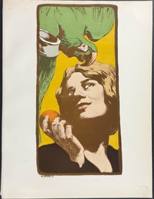 L'Estampe Moderne by Yank - La Femme au Perroquet
