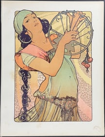 L'Estampe Moderne by Mucha - Salome