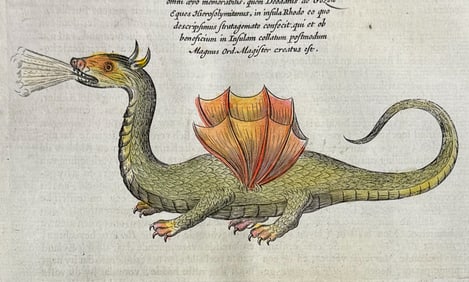 Kircher, pub. 1682 - Dragon