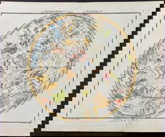 Flamsteed - Constellations: Northern Hemisphere Celestial Chart. 1