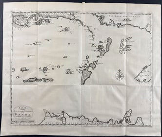 Valentijn - Chart of the Islands in the Banda Sea (near Indonesia)