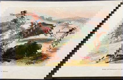 Catlin - Buffalo Hunt, Chase