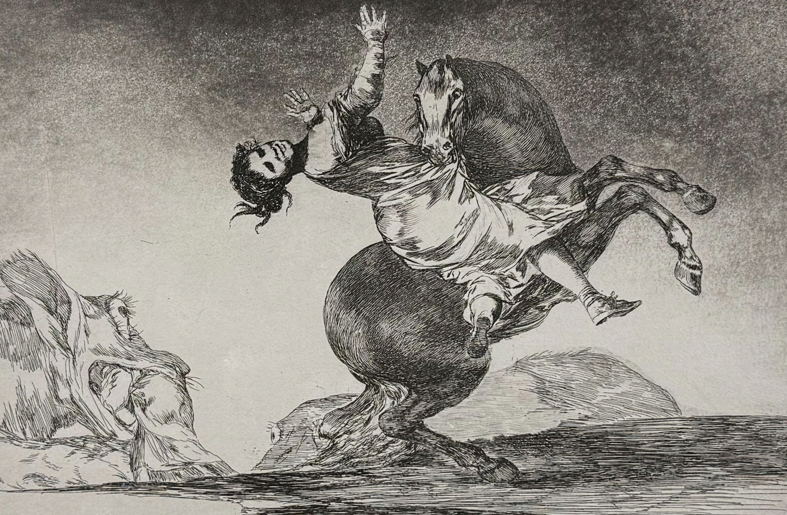 Goya - El Caballo Raptor [The Horse-Abductor or The Kidnapping Horse]. 10 (1 of 4)