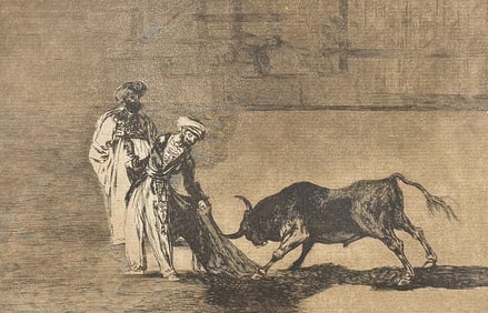 Goya - Origen de los Arpones o Banderillas [Origin of the Harpoons or Banderillas]. 7