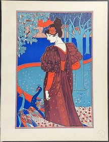 L'Estampe Moderne by Rhead - La Femme au Paon