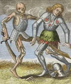 Merian - Dance of Death Engraving. 27