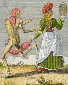 Merian - Dance of Death Engraving. 39