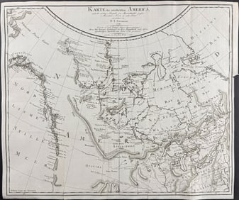 Long & Forster - Map of Northern North America (Canada, Great Lakes, part of New England &