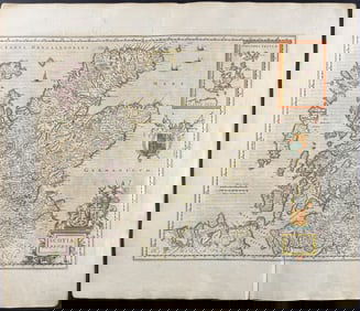 Jansson & Hondius, pub. 1656 - Map of Scotland