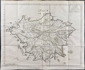 Valentijn - Map of Borneo