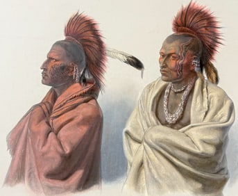 Karl Bodmer - Massika, Saki Indian Wakusasse, Musquake Indian