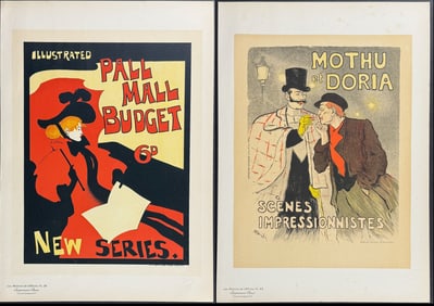 Maitres Affiches - 6 Poster Lithographs