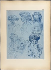 Mucha, Folio - Illustration of Women