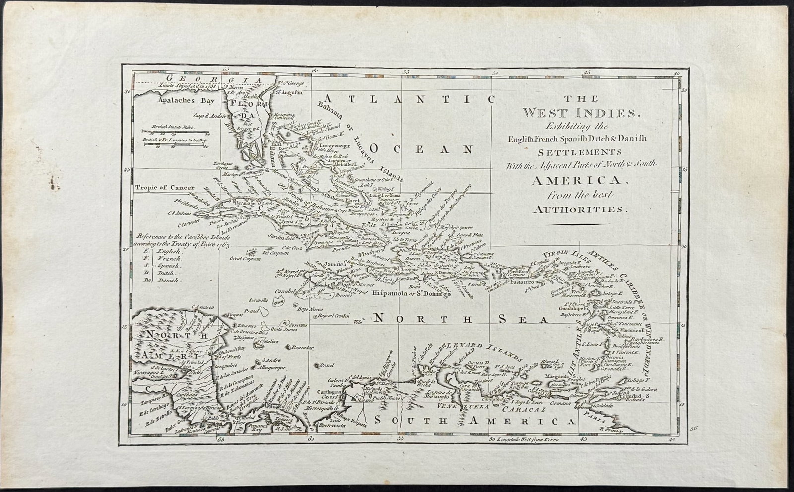 Bankes & Bowen - Map of the West Indies (part of Florida, Americas) (1 of 1)