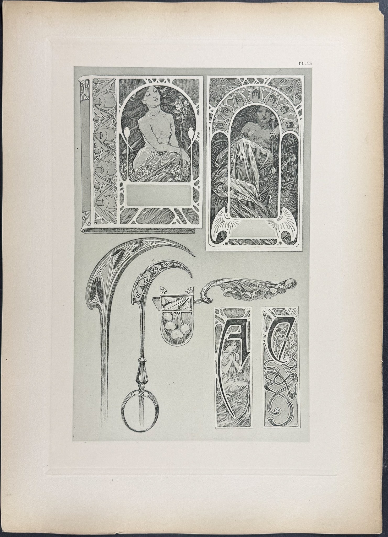 Mucha, Folio - Illustration of Women & Interior Decor or Design. 43 (1 of 1)