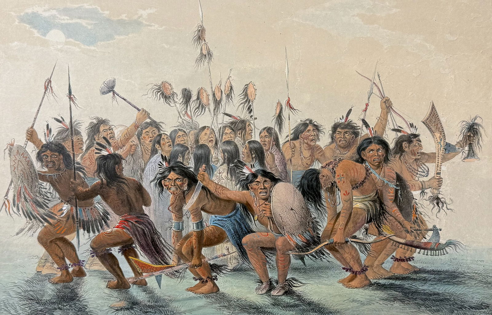 Catlin, Folio, On Card - The Scalp Dance (1 of 2)