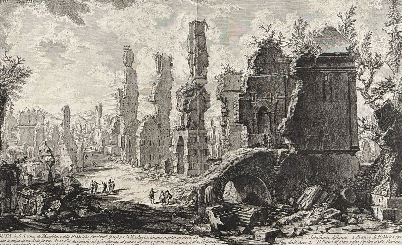 Piranesi, Folio - Avanzi di Sepoleri sulla stessa Via (1 of 2)