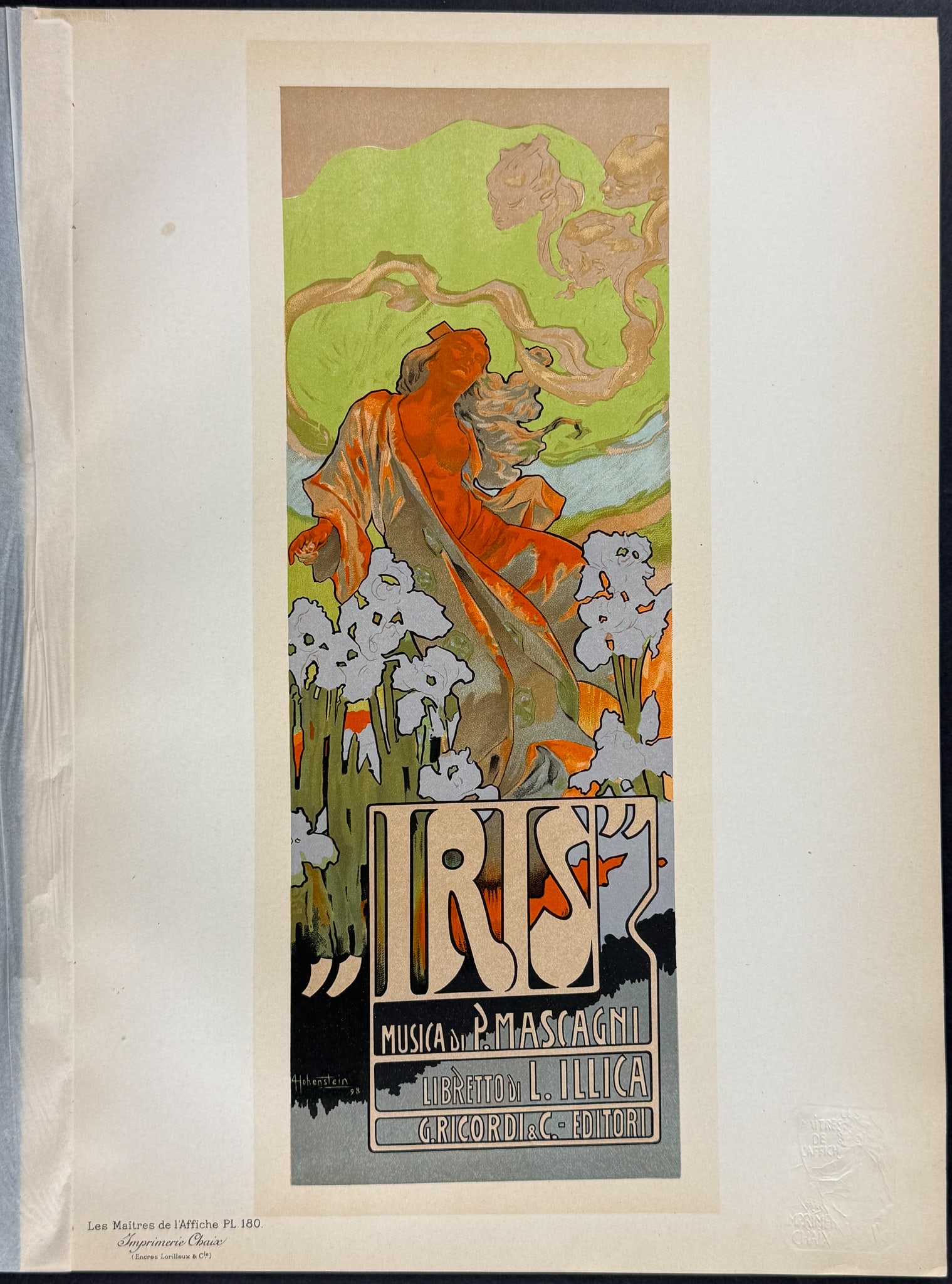 Maitres Affiches by Hohenstein - Iris (1 of 1)